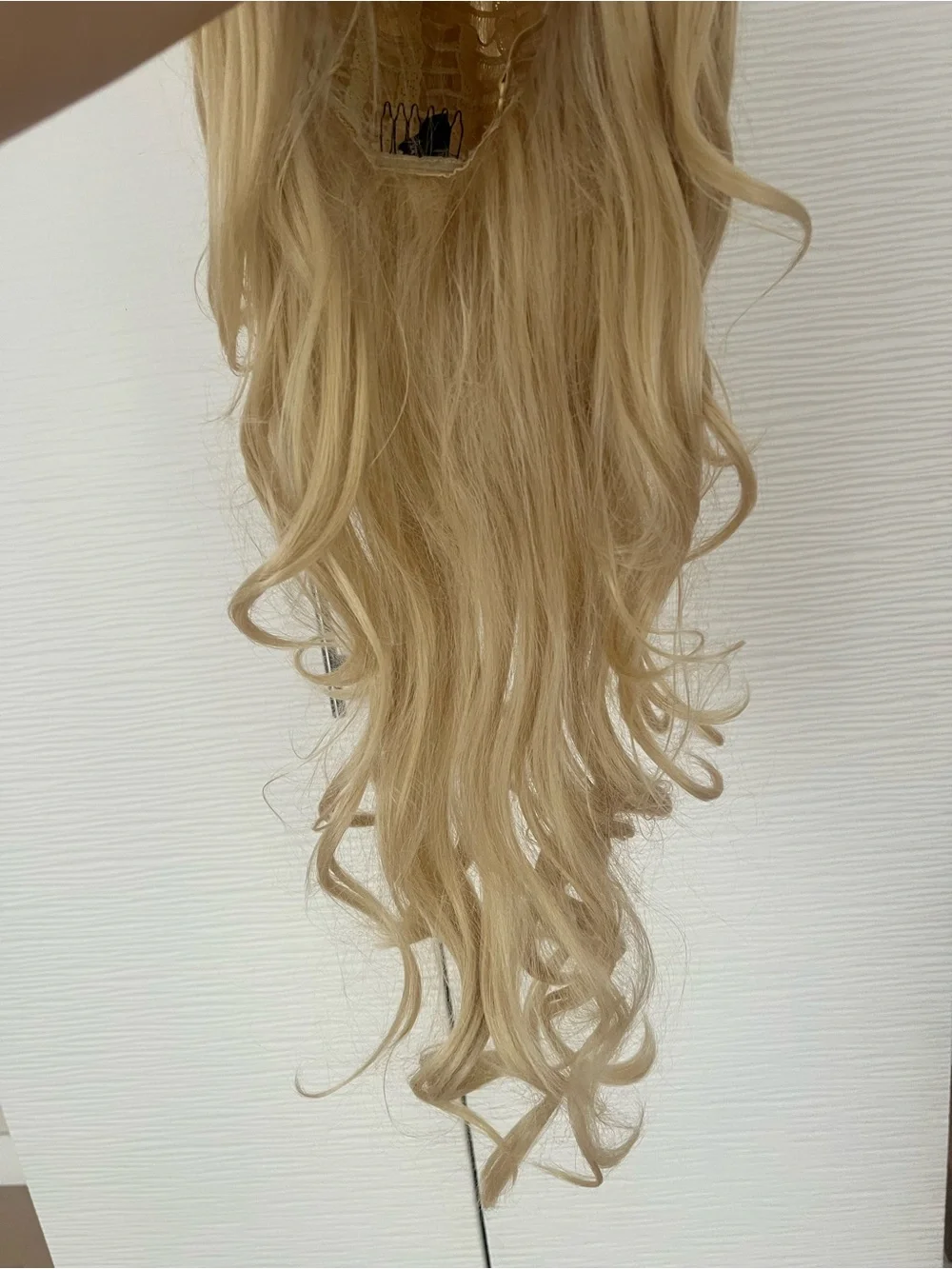 Blonde Long Wavy Ponytail Hair Extension